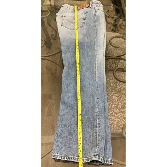 LEVI STRAUSS - MEN LIGHT WASH DENIM STRAIGHT LEG JEANS SIZE 40X32 - Picture 5 of 6